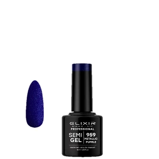 ELIXIR SEMI GEL LAK U BOJI 8ML 959 METALLIC PURPLE