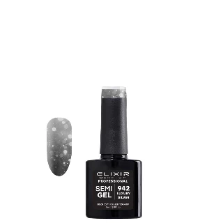 ELIXIR SEMI GEL LAK U BOJI 8ML 942 LUXURY SILVER