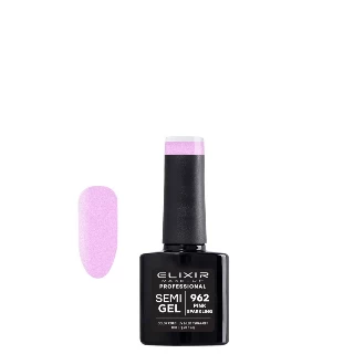 ELIXIR SEMI GEL LAK U BOJI 8ML 962 PINK SPARKLING