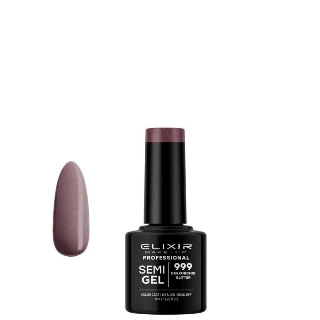 ELIXIR SEMI GEL LAK U BOJI 8ML 999 GLITTER DARKOCHID