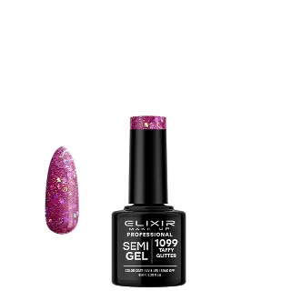 ELIXIR SEMI GEL LAK U BOJI 8ML 1099 GLITTER TAFFY