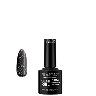 ELIXIR SEMI GEL LAK U BOJI 8ML 1106 GLITTER GRANDMA