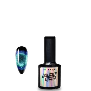 ELIXIR SEMI GEL LAK U BOJI 8ML 1159  CAT EYE 5D GREEN CAT