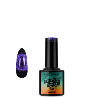 ELIXIR SEMI GEL LAK U BOJI 8ML 1163  CAT EYE 5D MAUVE CAT