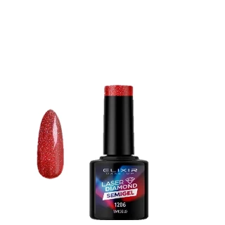 ELIXIR SEMI GEL LAK U BOJI 8ML 1206 LASER DIAMOND TANGELO