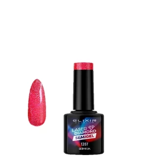 ELIXIR SEMI GEL LAK U BOJI 8ML 1207 LASER DIAMOND GERANIUM