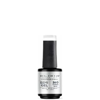 ELIXIR SEMI RUBBER BASE 15ML 260 COAT CLEAR