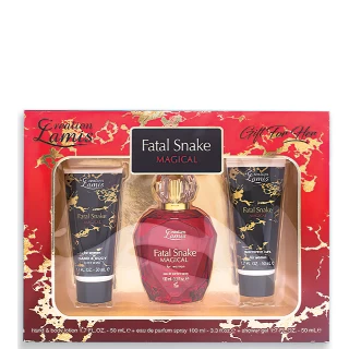 LAMIS SET W. FATAL SNAKE MAGICAL(LOSION  ZA RUKE I TELO 50ML+TOALETNA VODA 100ML+GEL ZA TUŠIRANJE 50ML)
