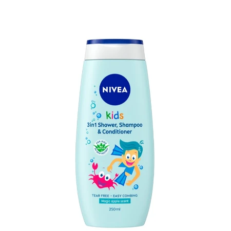 NIVEA KIDS ŠAMPON&KUPKA 250ML MAGIC APPLE 84586