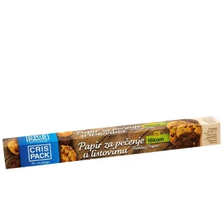 CRIS PACK PAPIR ZA PEČENJE 16KOM