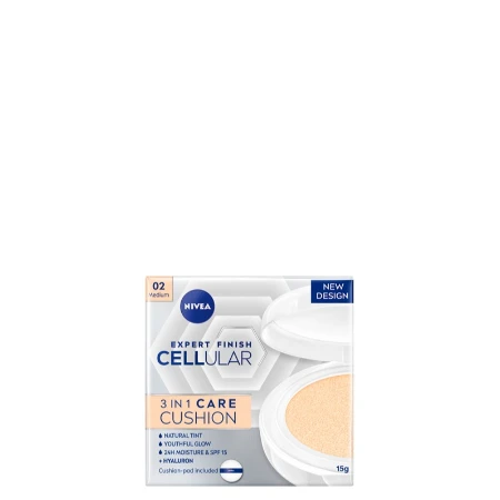 NIVEA VISAGE CELLULAR FILLER CUSHION 02 15ML MEDIUM 84229