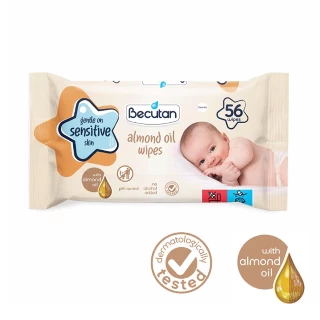 BECUTAN VLAŽNE MARAMICE 56KOM BADEMOVO ULJE