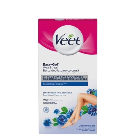 VEET TRAKE ZA DEPILACIJU ZA NOGE 20 KOM SENSITIVE