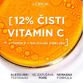 LOREAL SERUM ZA LICE 30ML REVITALIFT CLINICAL VITAMIN C