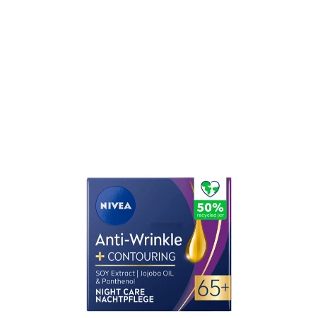NIVEA VISAGE KREMA 50ML ANTI-WRINKLE+COUNTRING 65+ NOĆNA 84967