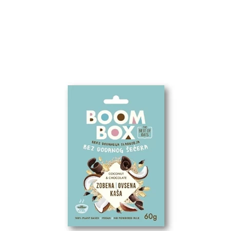 BOOM BOX OVSENA KAŠA 60G KOKOS&ČOKOLADA