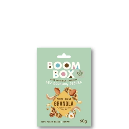 BOOM BOX OVSENA GRANOLA 60G ORAŠASTI PLODOVI