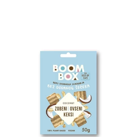 BOOM BOX OVSENI KEKS 50G KOKOS
