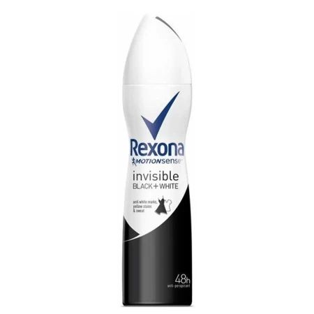 REXONA DEO 200ML W.INVISIBLE BLACK&WHITE