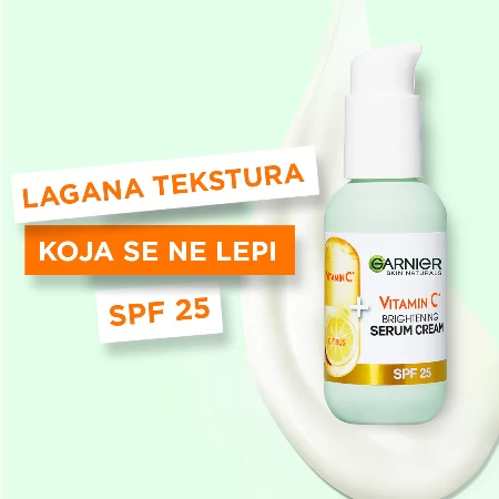 GARNIER SKIN NATURALS 2U1 SERUM-KREMA 50ML VITAMIN C