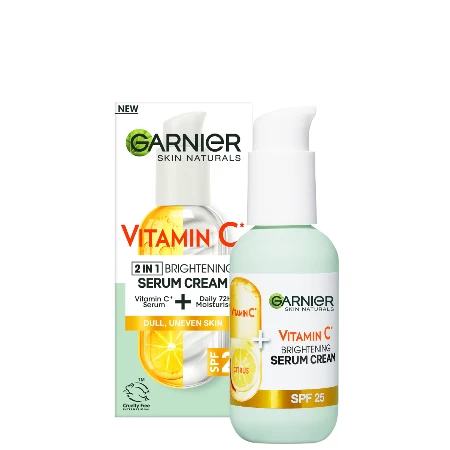 GARNIER SKIN NATURALS 2U1 SERUM-KREMA 50ML VITAMIN C