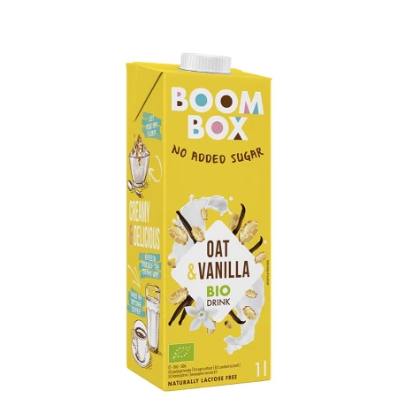 BOOM BOX BIO OVSENI NAPITAK 1L SA VANILOM