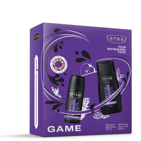 STR8 SET S6 GAME(DEO 150ML+ GEL ZA TUŠIRANJE 250ML)