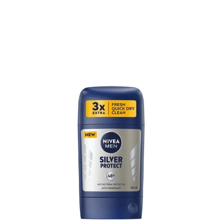 NIVEA STIK MEN 50ML SILVER PROTECT 83181