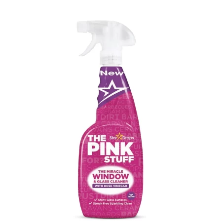 THE PINK STUFF THE MIRACLE SPREJ 750ML ZA STAKLO SA RUŽINIM SIRĆETOM-VEGANSKI PROIZVOD