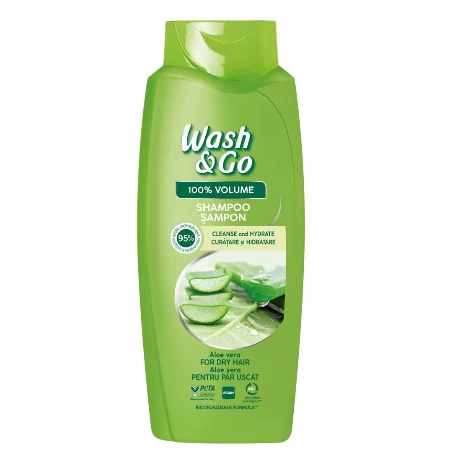 WASH&GO ŠAMPON 675ML ALOE VERA