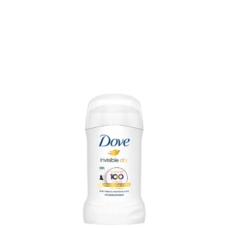 DOVE STIK 40ML W.INVISIBLE DRY