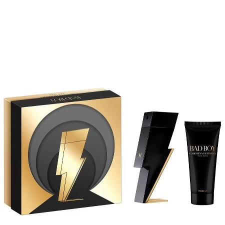 CAROLINA HERRERA BAD BOY MEN SET (EDT 100ML + SHOWER GEL 100ML)