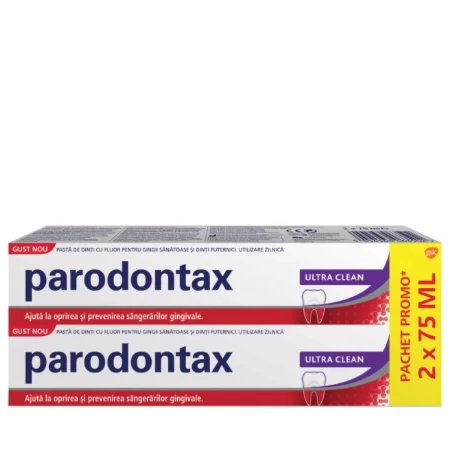 PARODONTAX DUO PACK PASTA 2X75ML ULTRA CLEAN