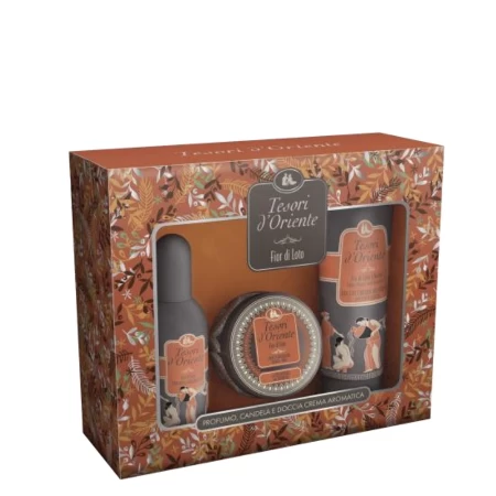 TESORI D'ORIENTE SET 5( PARFEM 100ML+KREMA ZA TUŠIRANJE 250ML+SVEĆA)