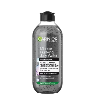 *GARNIER SKIN NATURALS MICELARNA VODA 400ML GELASTA JELLY CHARCOAL