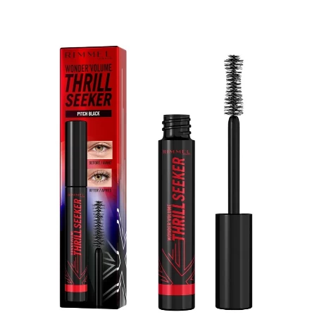 RIMMEL MASKARA WONDER VOLUME THRILL PITCH 01 BLACK