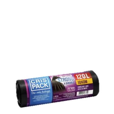 CRIS PACK KESE ZA SMECE BEZ TRAKE 120L 10KOM