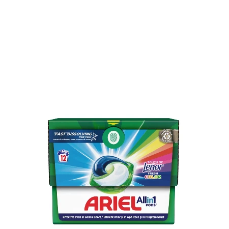 ARIEL KAPSULE ZA PRANJE VEŠA ALL-IN-1 12KOM TOL