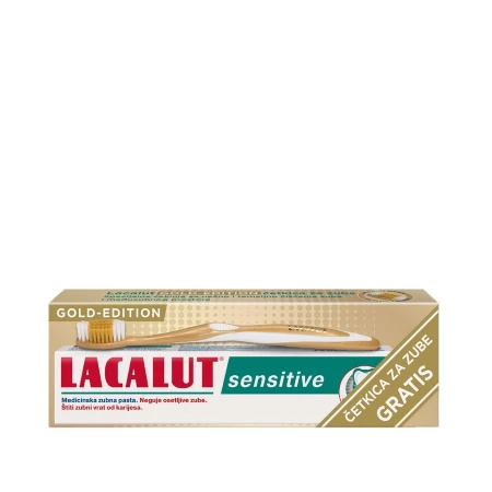 LACALUT PASTA 75ML SENZITIV + ČETKICA GOLD