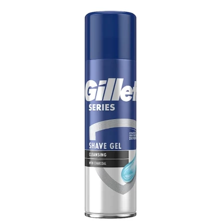 GILLETTE GEL ZA BRIJANJE 200ML CLEANSING WITH CHARCOAL