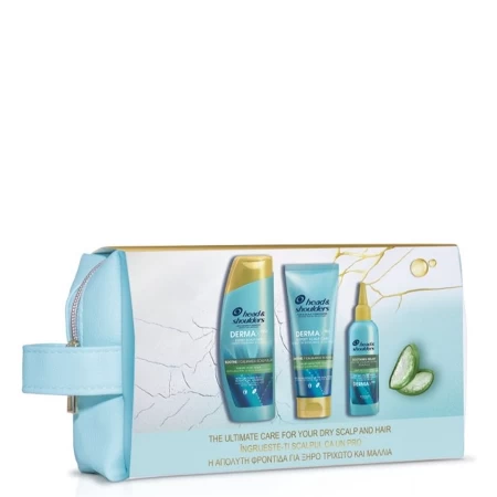 HEAD&SHOULDERS SET PRO DERMA(ŠAMPON 300ML+REGENERATOR 220ML+BALSAM 145ML)NESESER