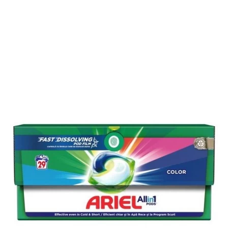 ARIEL KAPSULE ZA PRANJE VEŠA ALL-IN-1 29KOM COLOR