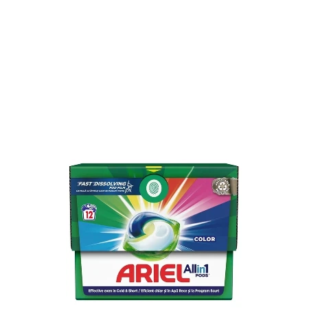 ARIEL KAPSULE ZA PRANJE VEŠA ALL-IN-1 12KOM COLOR