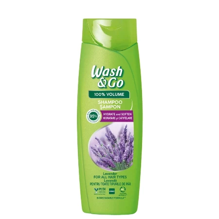 WASH&GO ŠAMPON 360ML LAVANDA