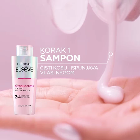 LOREAL ELSEVE ŠAMPON 200ML GLYCOLIC GLOSS