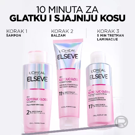 LOREAL ELSEVE ŠAMPON 200ML GLYCOLIC GLOSS