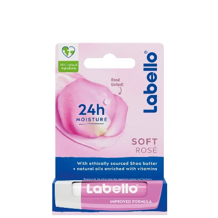 LABELLO BALZAM ZA USNE 4,8G SOFT&ROSE 85020