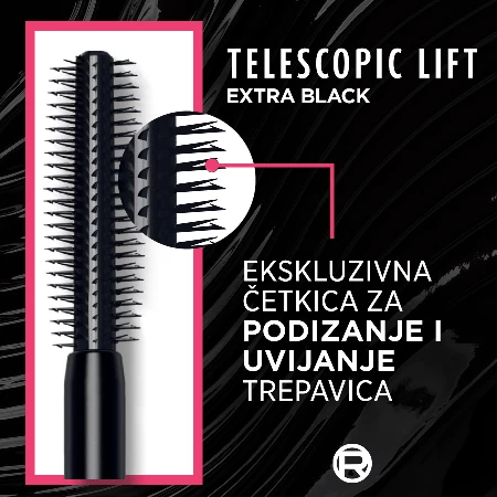 LOREAL MASKARA TELESCOPIC LIFT EXTRA BLACK