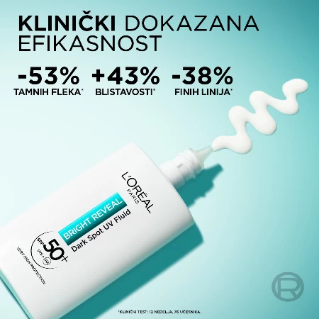 LOREAL FLUID ZA LICE 50ML BRIGHT REVEAL SA UV ZAŠTITOM SPF 50+