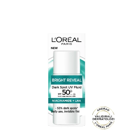 LOREAL FLUID ZA LICE 50ML BRIGHT REVEAL SA UV ZAŠTITOM SPF 50+